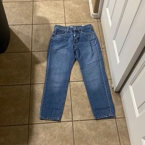 Light blue straight leg